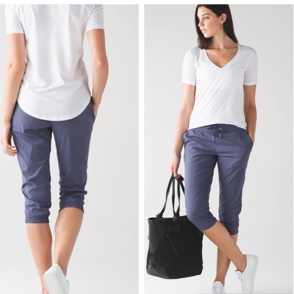 lululemon athletica Pants - Lululemon Studio Crop Elastic Waist Yoga Pant(F99)